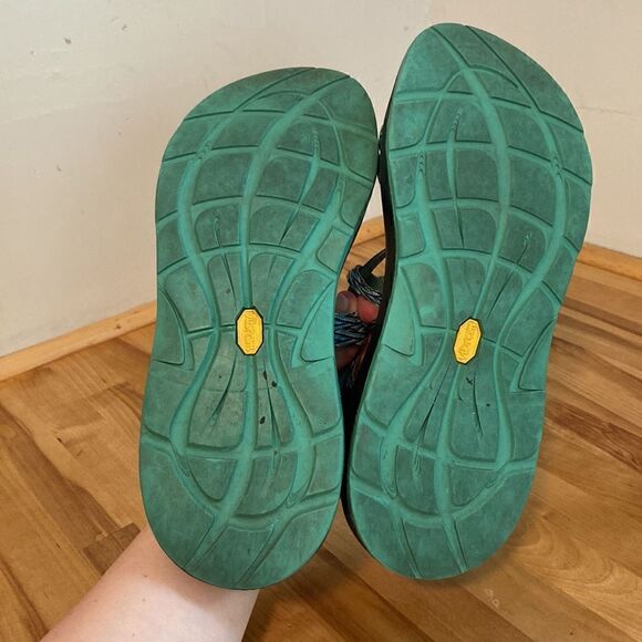 Chaco Blue & Green Women's ZX/2 Classic Sandals Size 9 - Picture 5 of 7